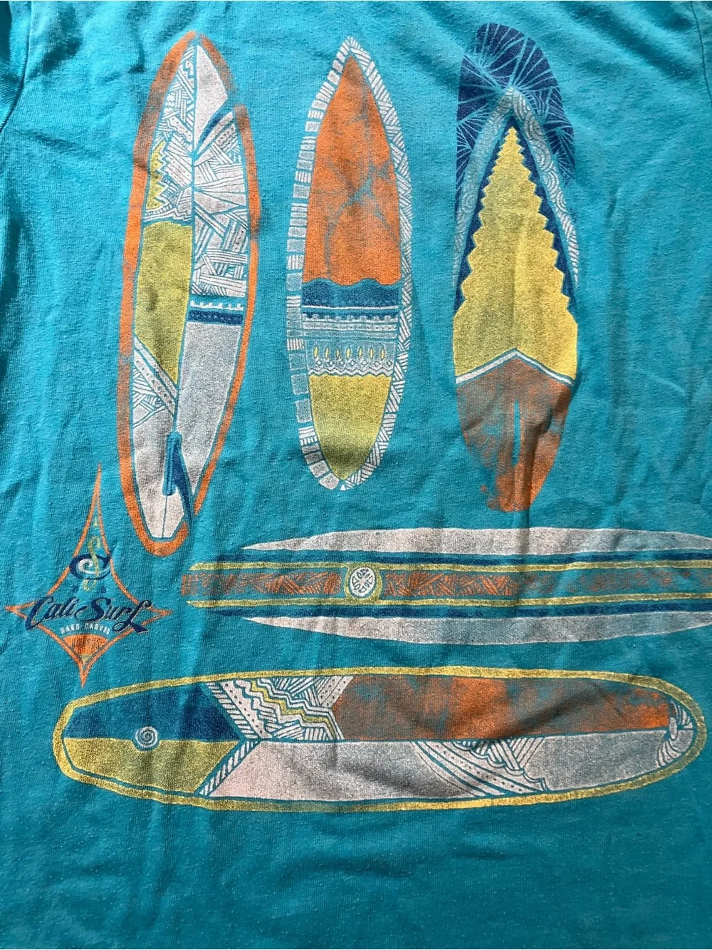 GAP Teal Surfboard Graphic Tee - Short Sleeve